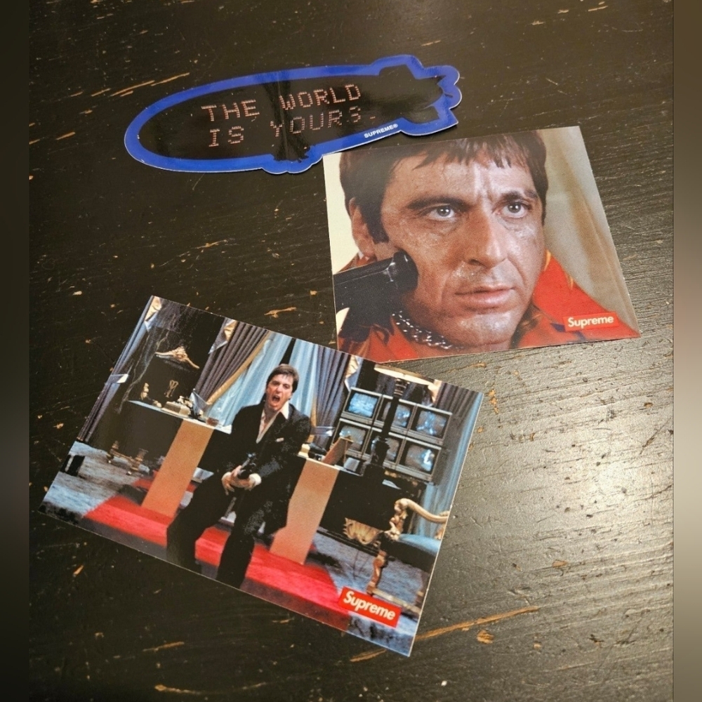 Supreme Scarface Stickers Complete Set OF 3 FW17 + FREE SURPRISE